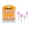 Ingco 10 Pcs Mounted Stone Set for Mini Die Grinder, AKB1012