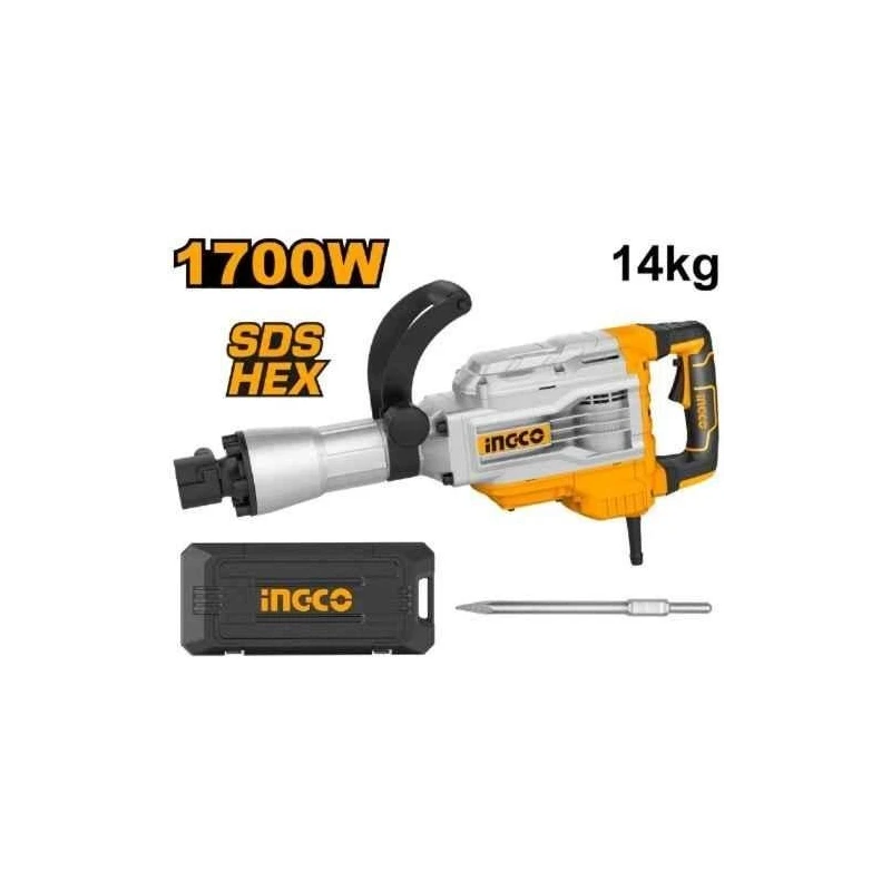Ingco 1700W 14kg Demolition BreakerPDB17026 image-1