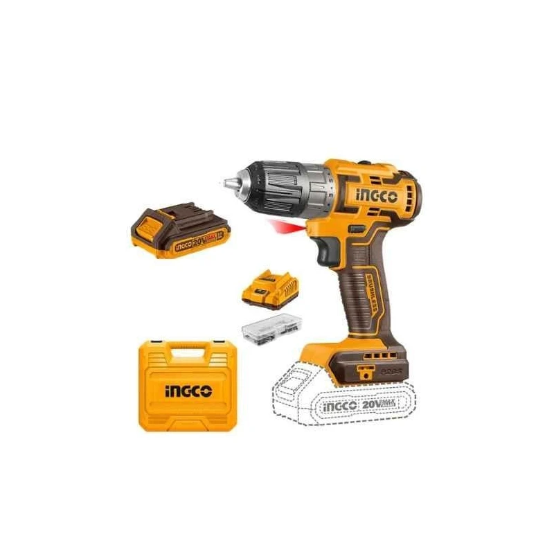 Ingco 20V Lithium-Ion Brushless Cordless Impact DrillCDLI20508 image-1