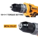 Ingco 54 Pcs 0-1500rpm 20V Impact Drill Machine KitCIDLI201452 image-4