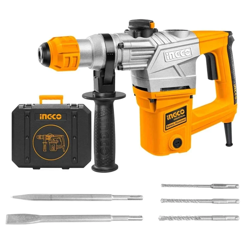 Ingco 1050W 3 Functions Industrial Rotary Hammer DrillRH150038 image-1