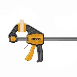 Ingco 80x900mm Yellow & Black Wood Bar ClampsHQBC36803 image-1
