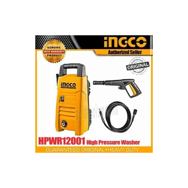 Ingco 1200W 90bar High Pressure WasherHPWR12001 image-5
