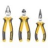 Ingco 3 Pcs 8, 6 & 6 inch Combination, Cutting & Needle Nose Plier Set, Hkps28318