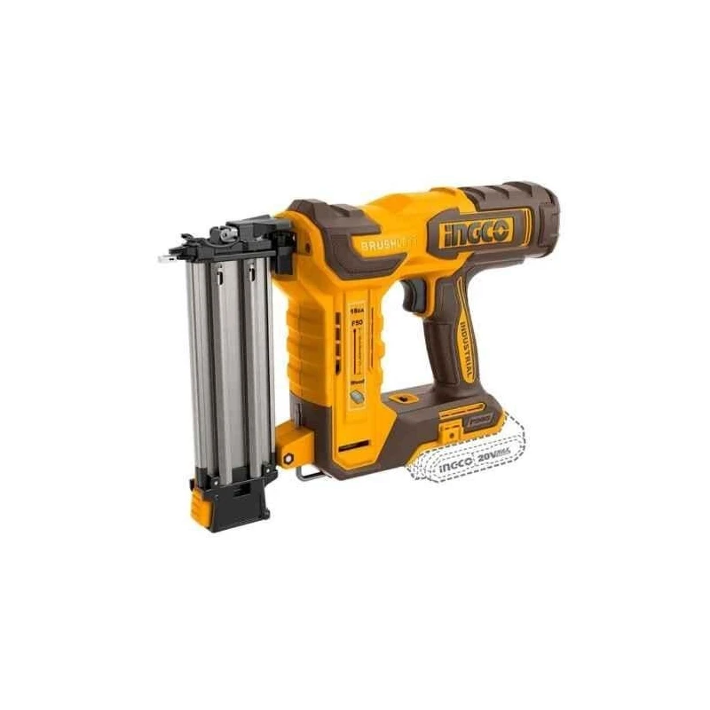 Ingco 20V Cordless Lithium-Ion Brad Nailer Kit with BatteryCharger & AccessoriesCBNLI5008 image-1