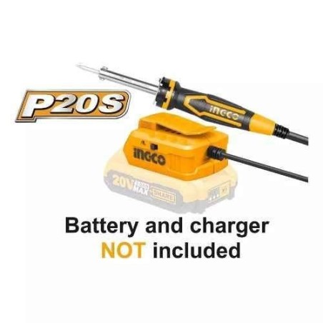 Ingco 20V Lithium-Ion Cordless Soldering IronCSILI2001 image-1