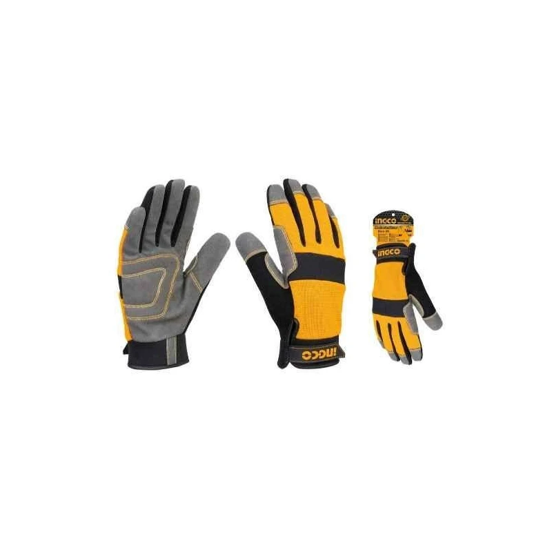 Ingco Polyester Mechanic Safety GlovesHGMG01-XL image-1