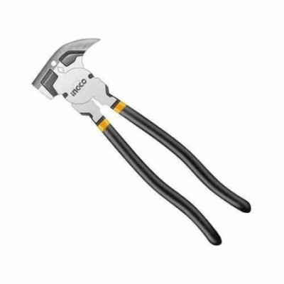 Ingco 300 mm Yellow & Black Black Polished Fencing PliersHFP3008 image-1