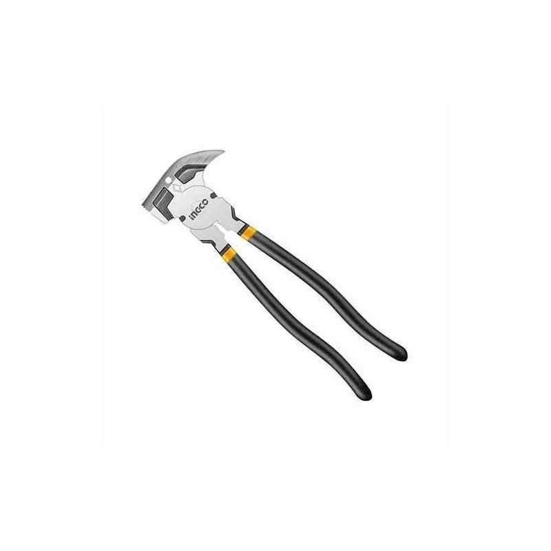 Ingco 300 mm Yellow & Black Black Polished Fencing PliersHFP3008 image-1