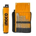 Ingco 10 Pcs Hammer Drill Bits & Chisel SetAKD2101 image-1
