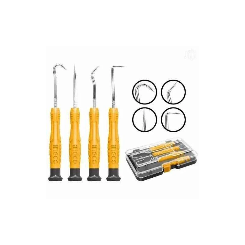 Ingco CRV Yellow & Black Tool Kits (Pack of 4)HKPHS0401 image-1