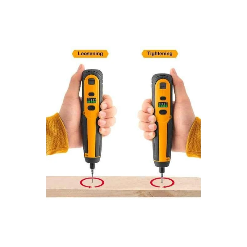 Ingco 46 Pcs 4V Cordless Screwdriver Drill Driver KitCSDLI0403 image-1