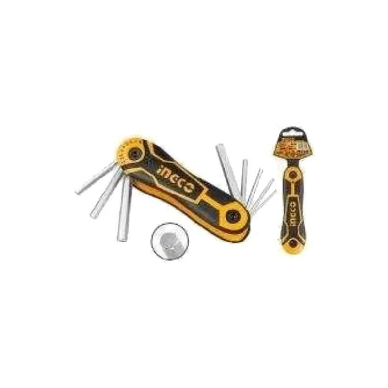 Ingco 8 Pcs CR-V Hex Key SetHHK14081 image-1