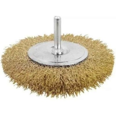Ingco 6.35mm Cast Iron Wheels Wire BrushWB40501 image-1