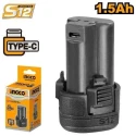 Ingco S12 1.5Ah 12V Lithium-ion BatteryFBLI12153 image-5
