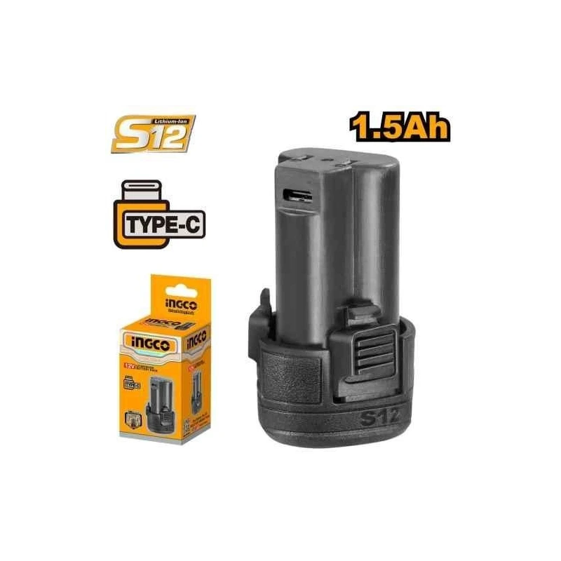 Ingco S12 1.5Ah 12V Lithium-ion BatteryFBLI12153 image-5