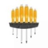 Ingco CR-V Yellow Screwdriver Set, HSGTDC180601