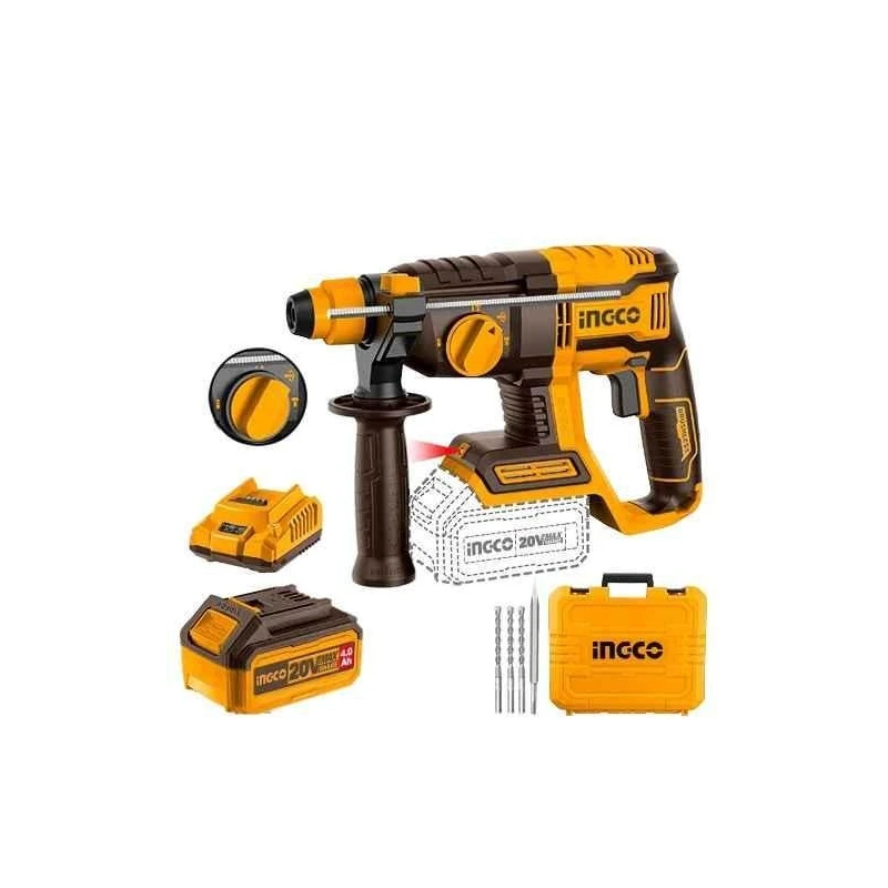 Ingco 20V Li-ion Cordless Rotary HammerCRHLI202081 image-2