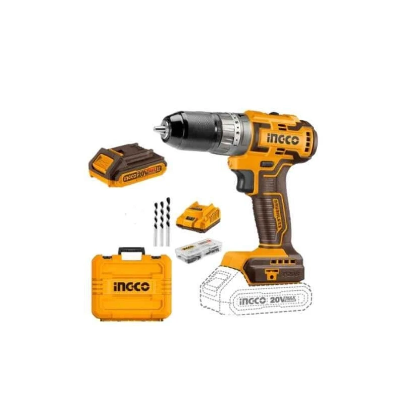 Ingco 20V 0.8-10mm Lithium-Ion Brushless Impact DrillCIDLI20508 image-2