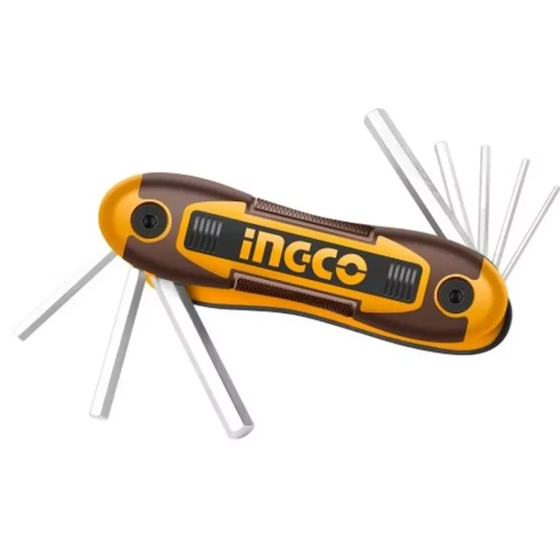 Buy Ingco HHK14081 2-8 mm Yellow&Black Hex Key Set online