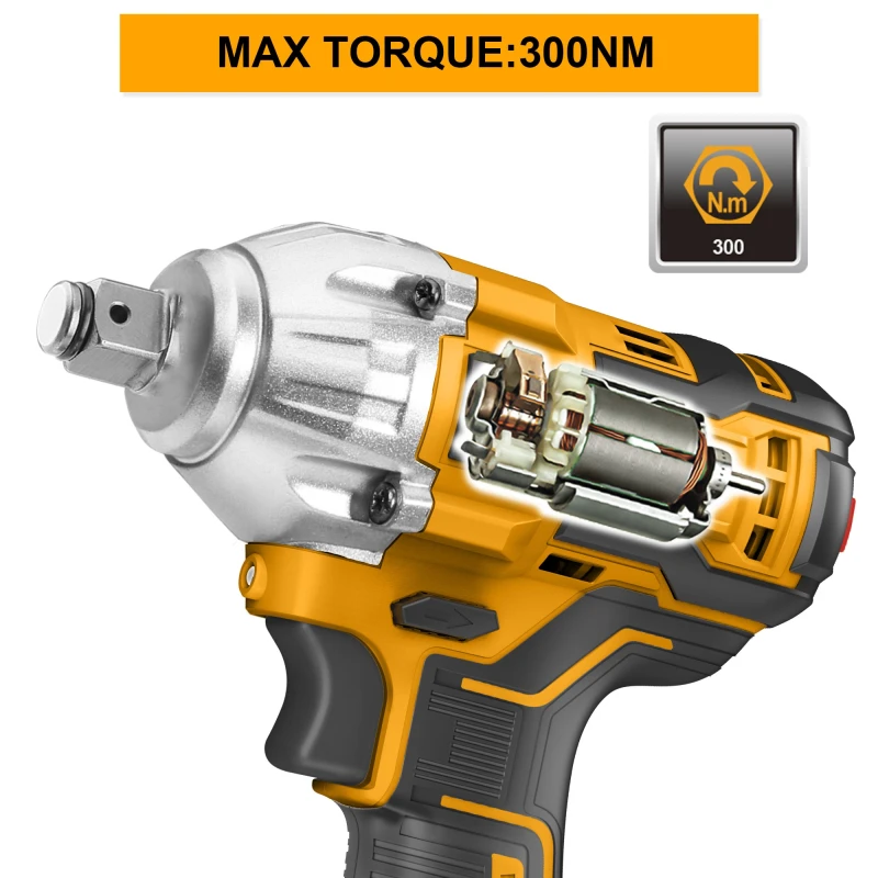 Buy Ingco CIWLI2038 Cordless Li-ion Impact Wrench online