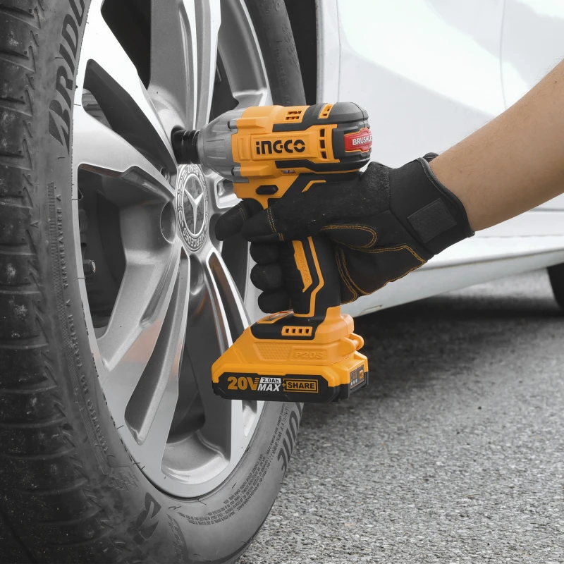 Buy Ingco CIWLI2038 Cordless Li-ion Impact Wrench online