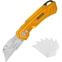 Buy Ingco HUK6288 Folding Knife with Cutter Blades online