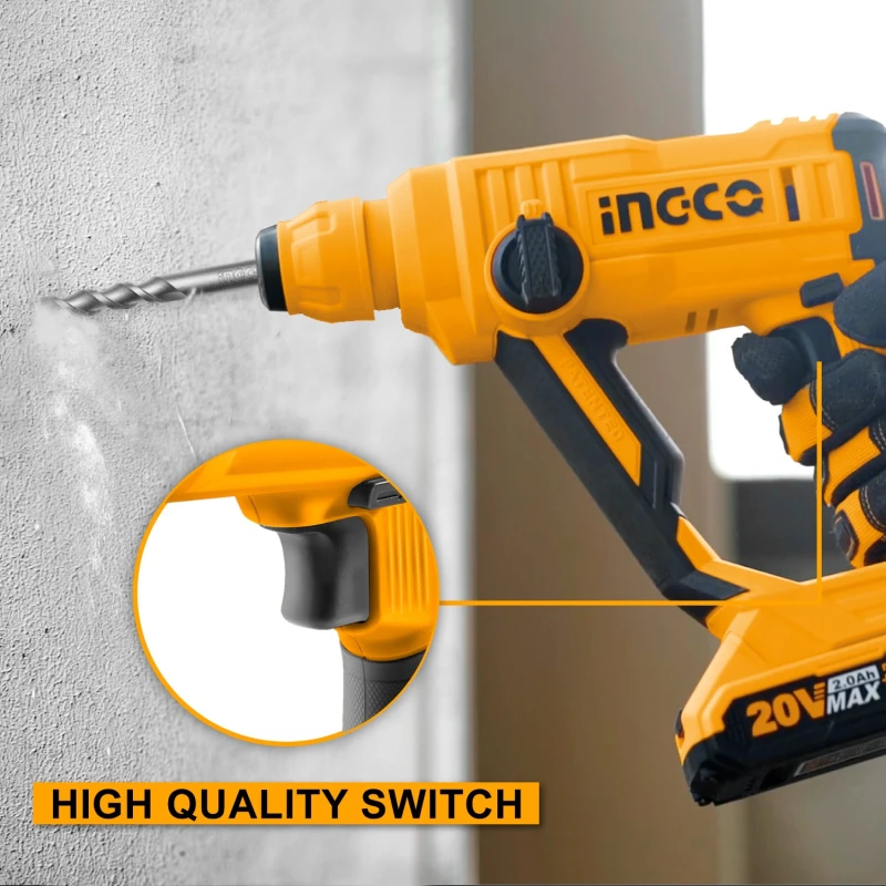 Buy Ingco CRHLI1601 20V Lithium-Ion Rotary Hammer online