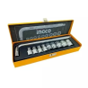 Ingco 10-Piece CrV Combination Socket Set with L-Shape Wrench, HKTS12101