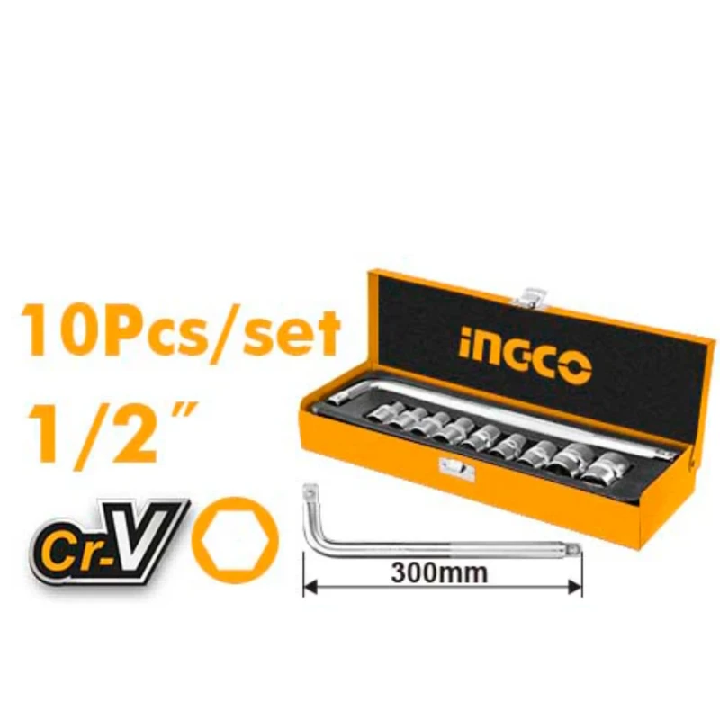 Buy Ingco HKTS12101 CrV Combination Socket Set online
