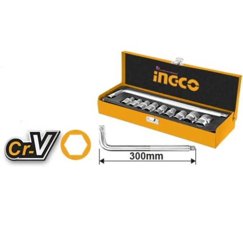 Buy Ingco HKTS12101 CrV Combination Socket Set online