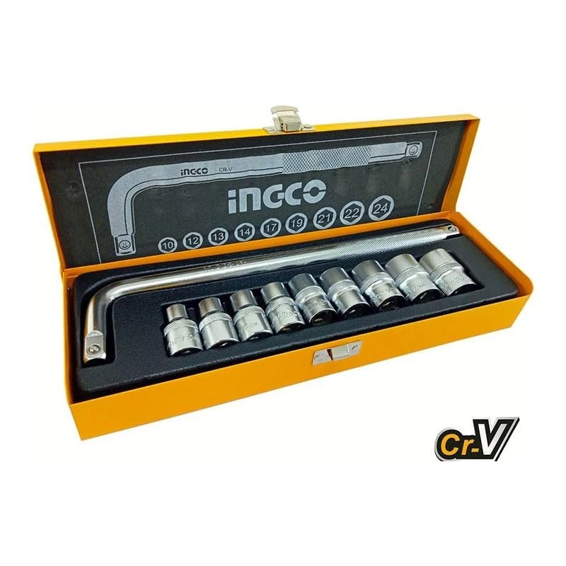 Buy Ingco HKTS12101 CrV Combination Socket Set online