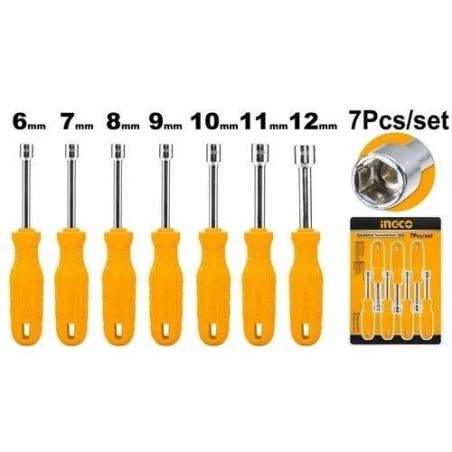 Buy Ingco HKNSD0701 7 Pcs Metal Screwdriver Set online
