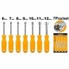 Ingco 7 Pcs Metal Screwdriver Set, HKNSD0701
