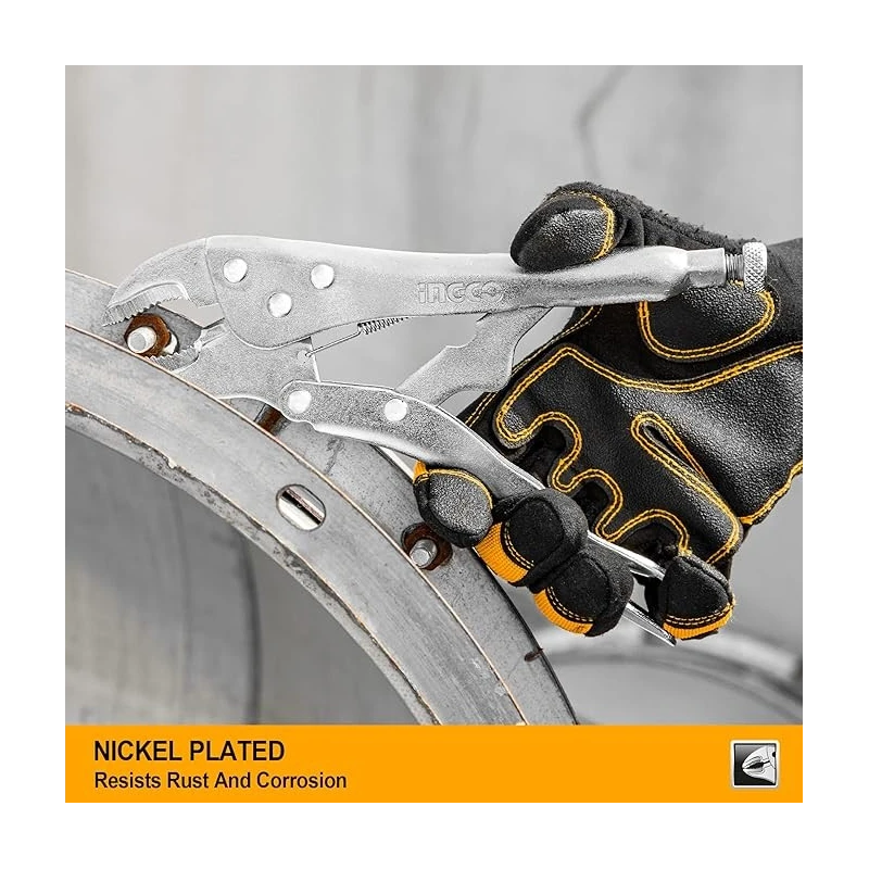 Buy Ingco HCJLW0210 Curved Jaw Locking Plier online