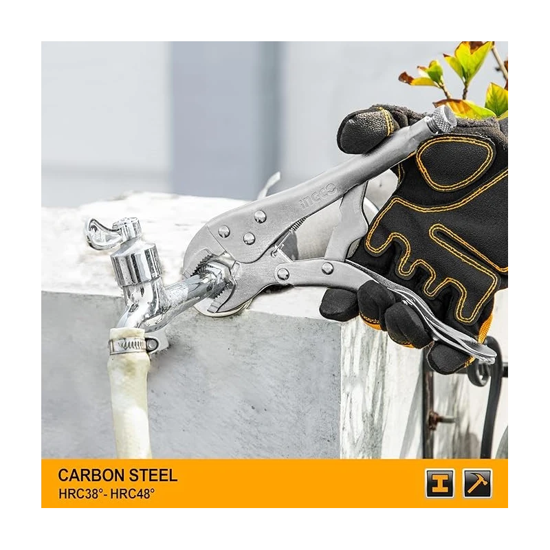 Buy Ingco HCJLW0210 Curved Jaw Locking Plier online