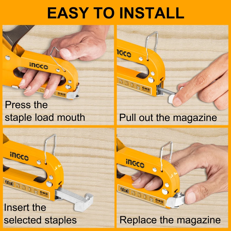 Buy Ingco HSG1405 Stainless Steel Staple Gun online