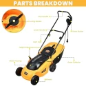 Buy Ingco LM383 Electric Lawn Mower 0.35m Power Cord online