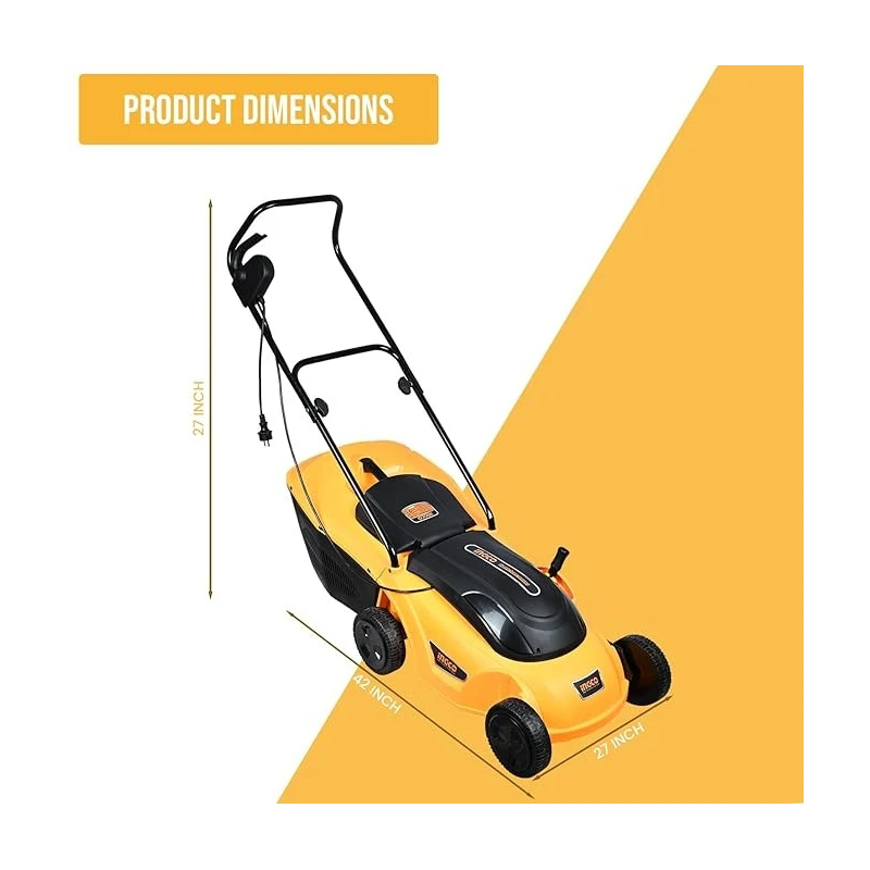 Buy Ingco LM383 Electric Lawn Mower 0.35m Power Cord online