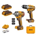 Buy Ingco CKLI20271 Cordless Drill & Impact Wrench Combo online