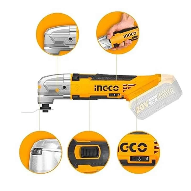 Buy Ingco CMLI2001 4Ah Li-ion Cordless Oscillating Tool online