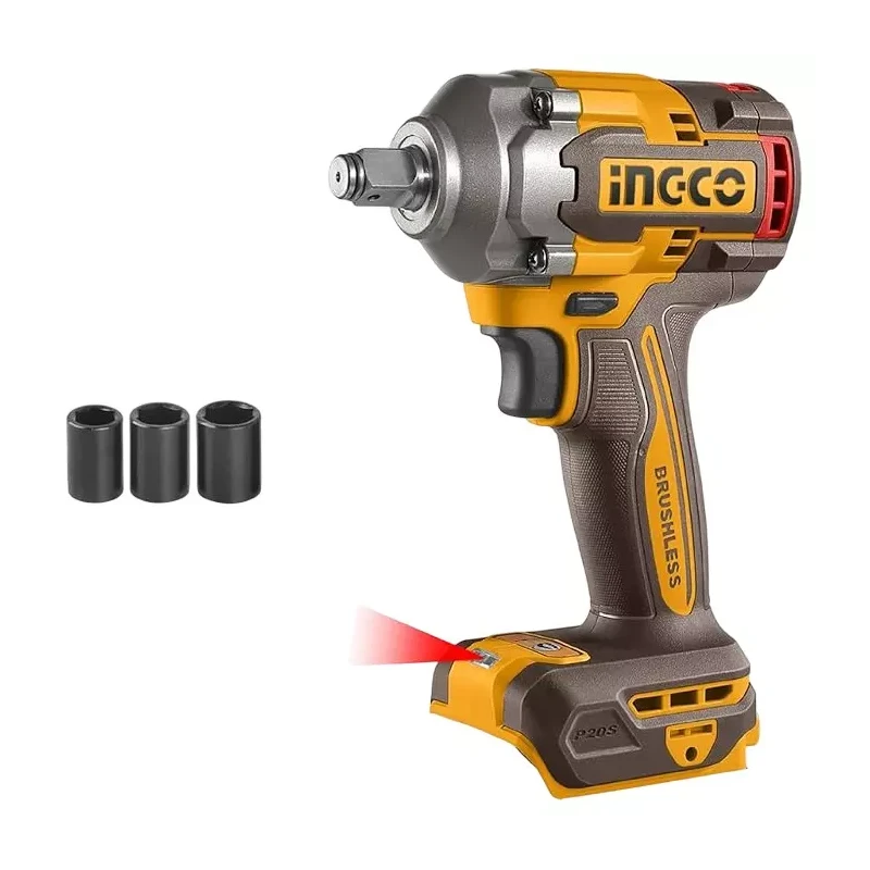 Buy Ingco CIWLI20401 400Nm Cordless Impact Wrench Driver online