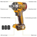 Buy Ingco CIWLI20401 400Nm Cordless Impact Wrench Driver online