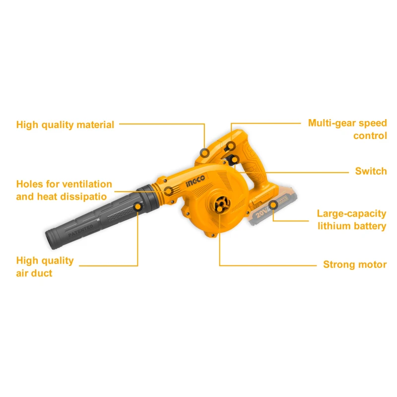 Buy Ingco CABLI20018 20V Battery Operated Air Blower online