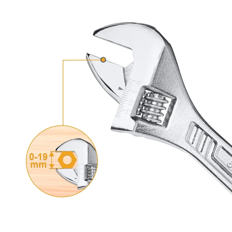 Buy Ingco HADW131102 Adjustable Wrench online