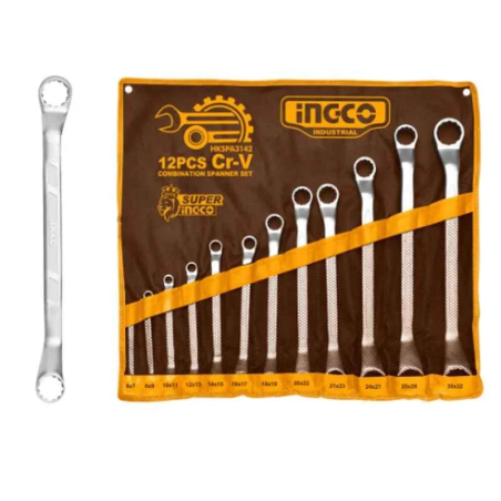 Buy Ingco HKSPA3142 6-32mm Offset Ring Spanner Set online