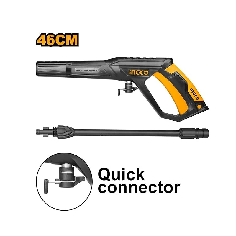 Buy Ingco AMSG028 120bar Black Spray Gun online