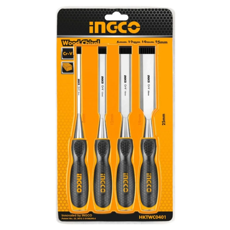 Buy Ingco HKTWC0401 4 Pcs Wood Chisel Set online