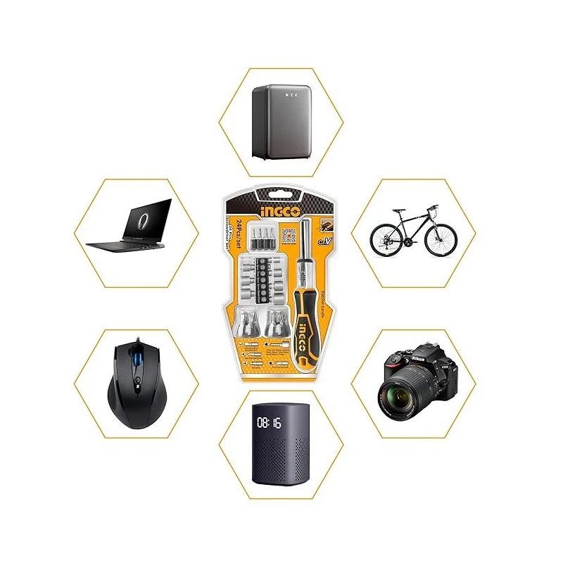 Buy Ingco HKSDB0248 24 Pcs Screwdriver Set online