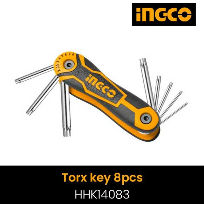 Buy Ingco HHK14083 8 Pcs CR-V Torx Key Set online